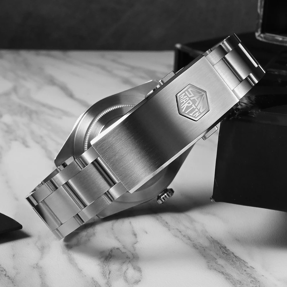 San Martin SN004 V2 BB58 6200 Limited Edition Watch 120 Clicks Matte Bezel NH35 Automatic Mechanical Wristwatches Sapphire - Image 5