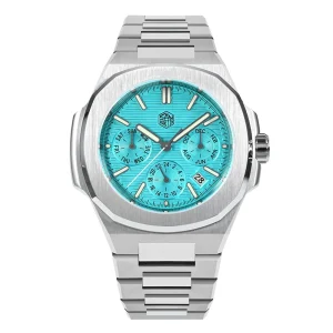 San Martin Men Automatic Watch 43mm Mechanical Wristwatch BGW-9 Luminous 10ATM Waterproof Sapphire Miyota 9120