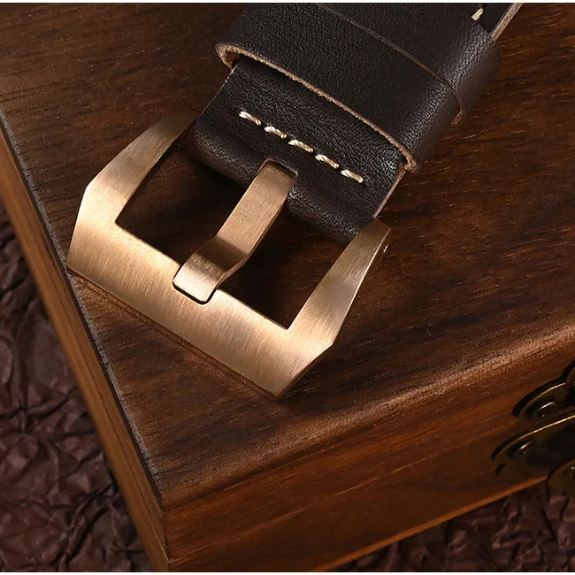 San Martin Men Pilot Watch Luxury 45mm Bronze Automatic Mechanical Wristwatch 100M Waterproof C3 Luminous Onion Crown YN55A - Image 6