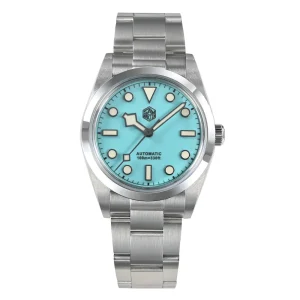 San Martin Men Pilot Watch 37mm Automatic Mechanical Wristwatch 100M Waterproof BGW-9 Luminous Snowflake Hands PT5000 SW200