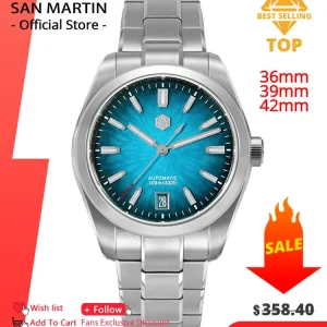 San Martin 36mm 39mm 42mm SN0144 JianZhan Gada Watch Miyota 9015 Original Design Chinese Dress Men Automatic Mechanical Watches