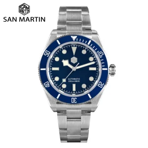 San Martin New Vintage BB58 NH35 40mm Diver Luxury Men Watch Automatic Mechanical Top Brand Business Wristwatch Sapphire 20 Bar
