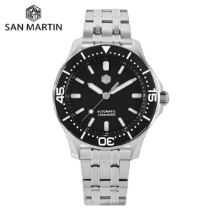 San Martin 41.5mm YN55 Diving Watch For Men Automatic Mechanical Wristwatch Sport 20Bar Luminous Luxury Watches Sapphire SN0088