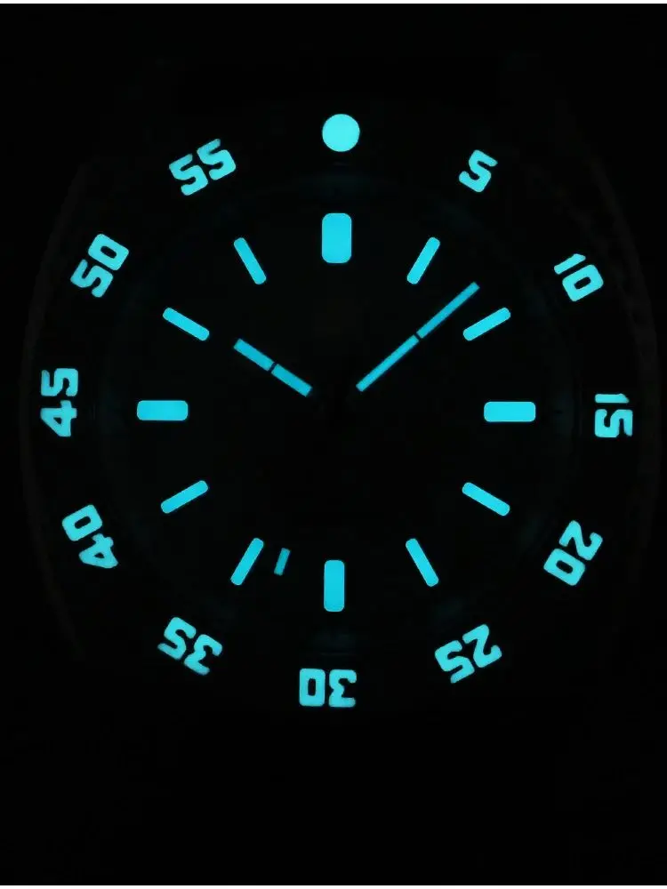 San Martin 43mm Grade 5 Titanium ST2100 Mechanical Watches For Men Diver's Wristwatch Automatic 200M Waterproof SN0027T-3 - Image 4