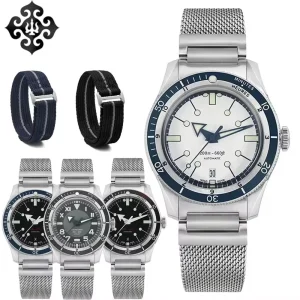 New IPOSE 5303 V3 Dive Watch IX&DAO 40mm GMT Men PT5000 Automatic Mechanical Watches Waterproof 200m Stainless Steel Wristwatch