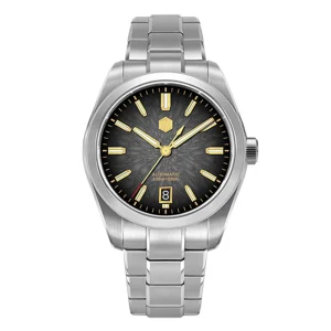 San Martin Men Automatic Watch JianZhan Dial Mechanical Wristwatch 10Bar Waterproof BGW-X1 Luminous Sapphire Miyota 9015