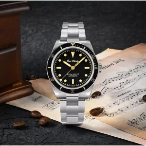 SAN MARTIN 38MM New Upgraded 6200 mechanical diving watch NH35 200 meters waterproof SN004-G-A1 and A2