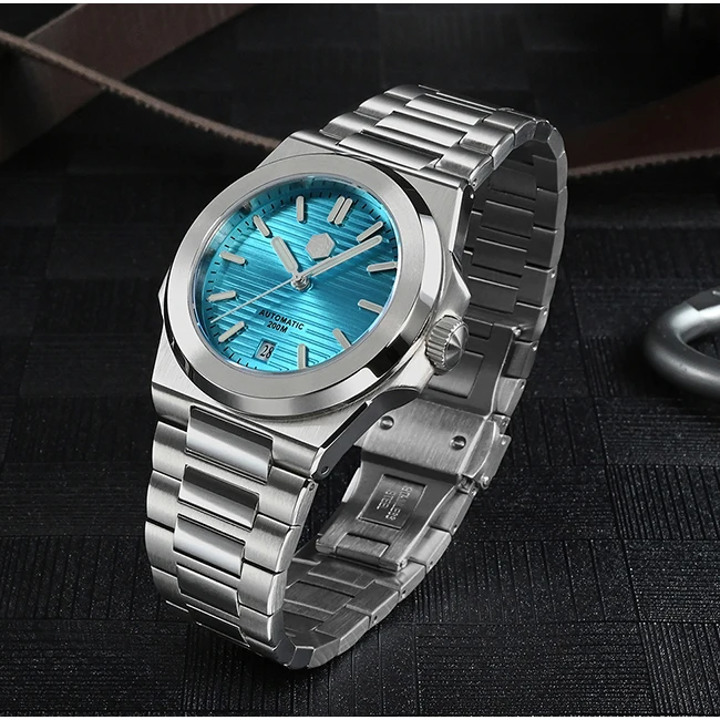 San Martin Men Diver Watch Mens Automatic Mechanical Luxury Wristwatch Sapphire 200M Waterproof BGW-9 Luminous NH35