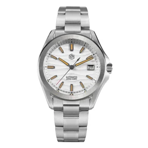 San Martin Men Automatic Watch 39mm Mechanical Wristwatch Diver 10ATM Waterproof Luminous Sapphire NH35 Desert Texture Dial